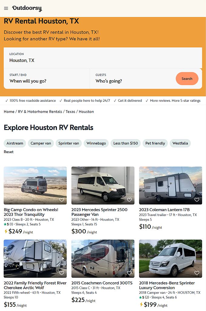 5 Best RV Rental Companies in Houston [2023]